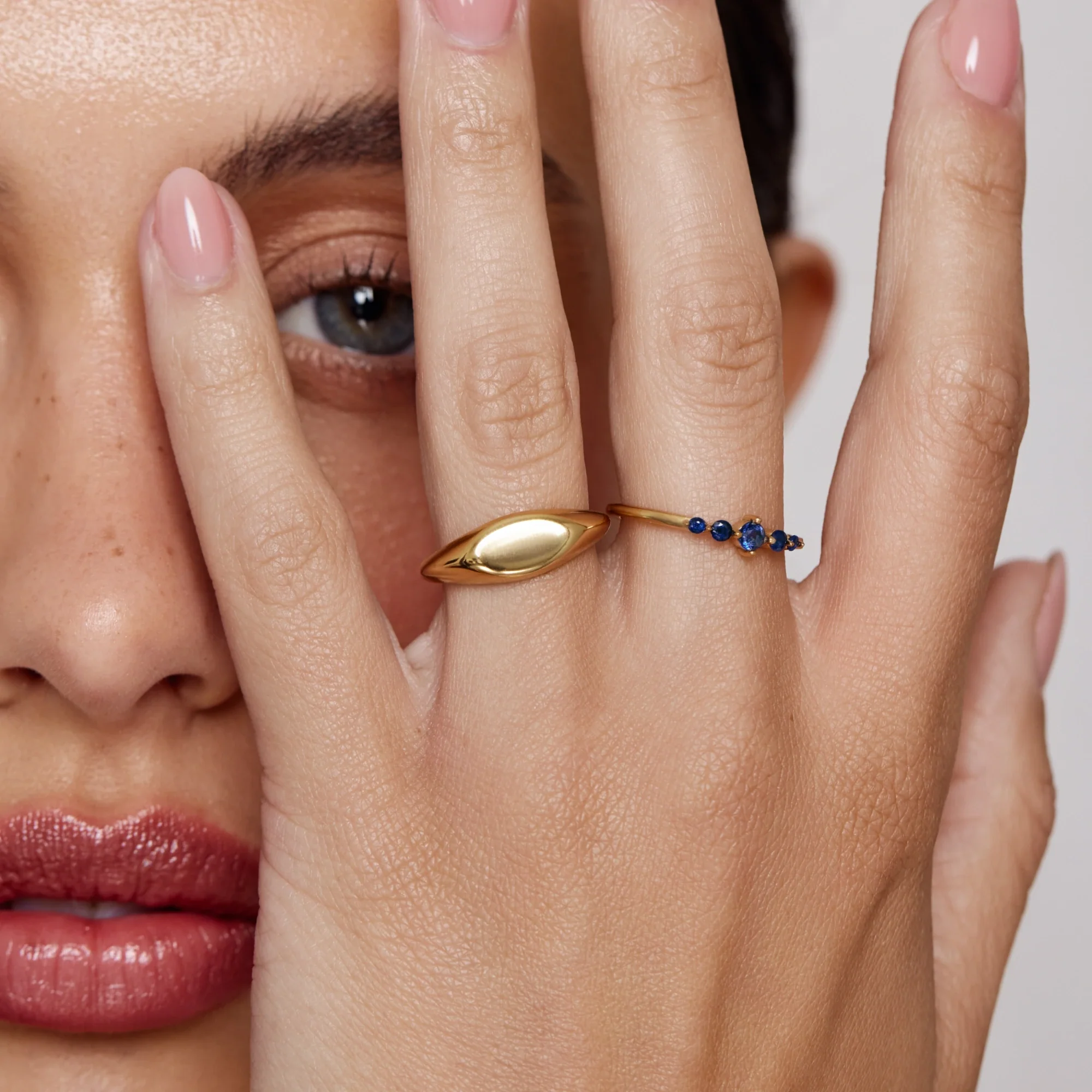 Belle Stacking Birthstone Ring - Image 3