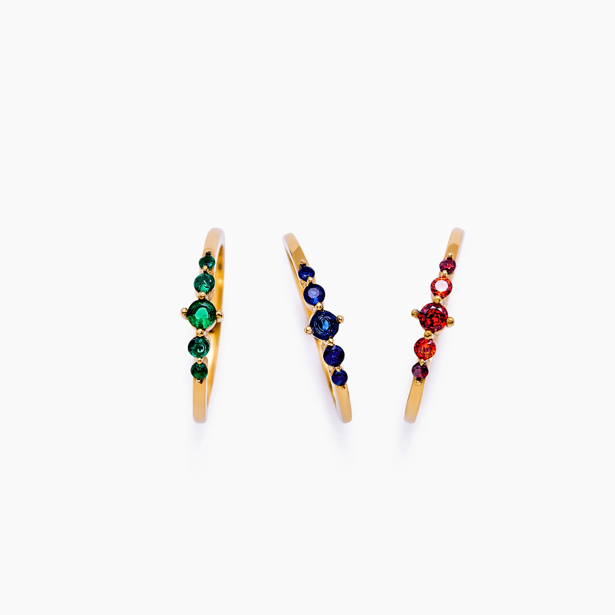Belle Stacking Birthstone Ring - Image 4