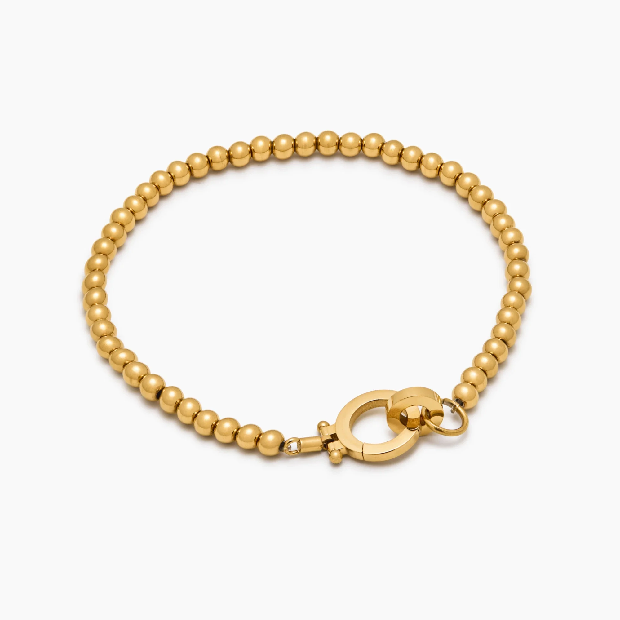 Essential Gold Beaded Bracelet - Image 5