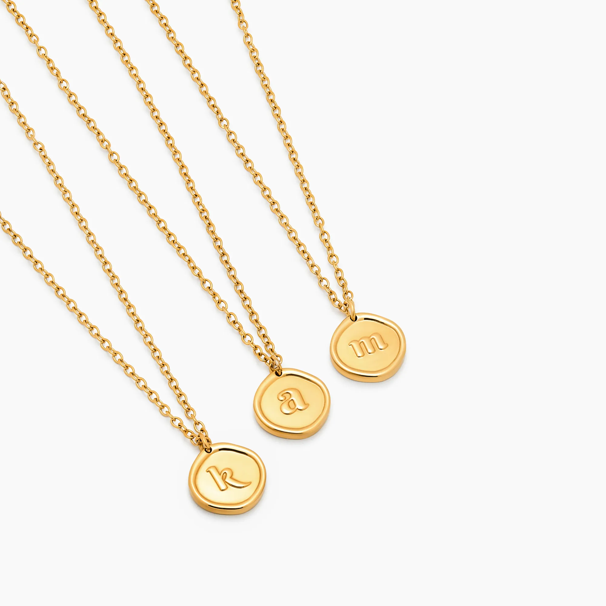 Initial Stamp Necklace - Image 7