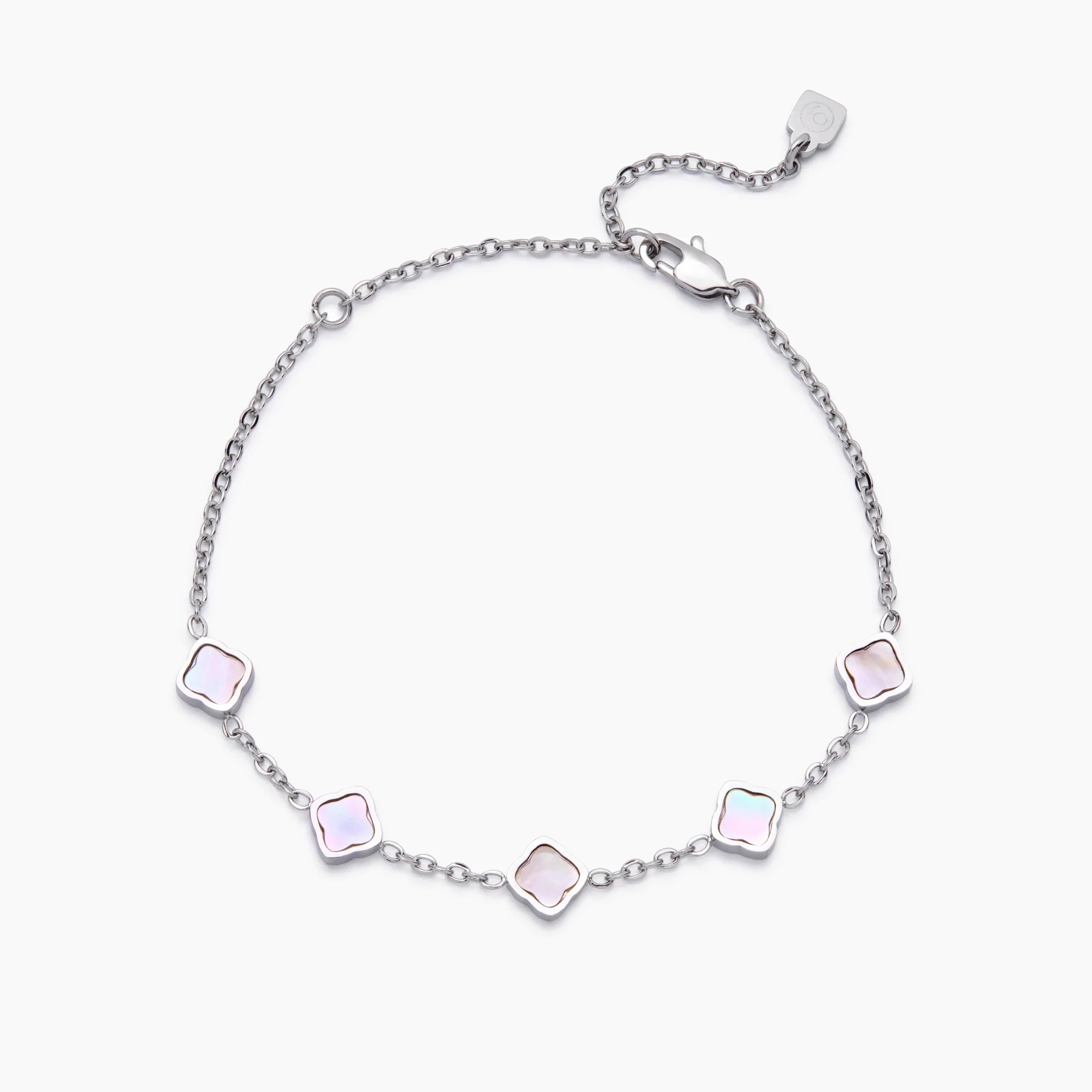 Mini Pearl Clover Bracelet - Image 5