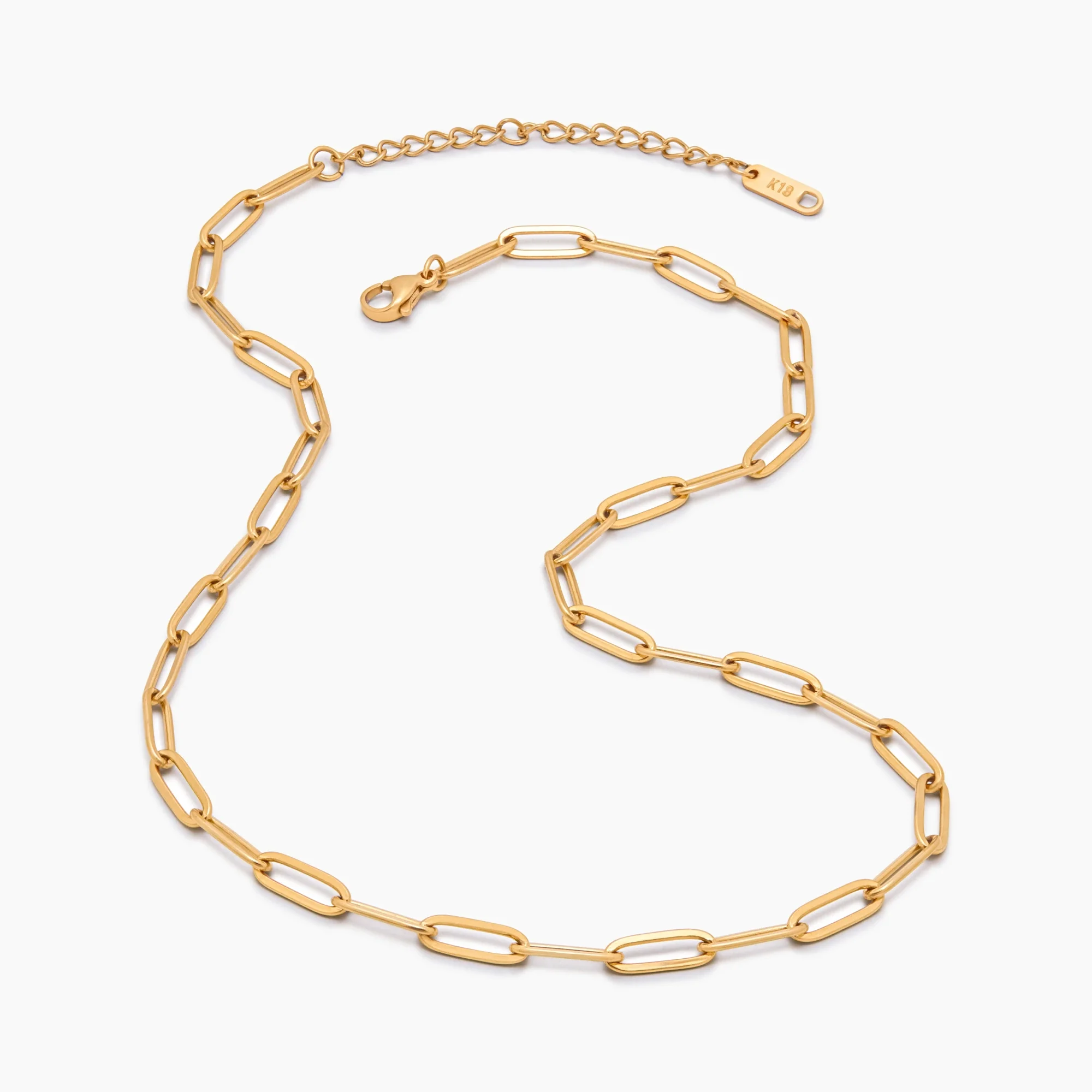 Paperclip Chain Necklace - Image 6